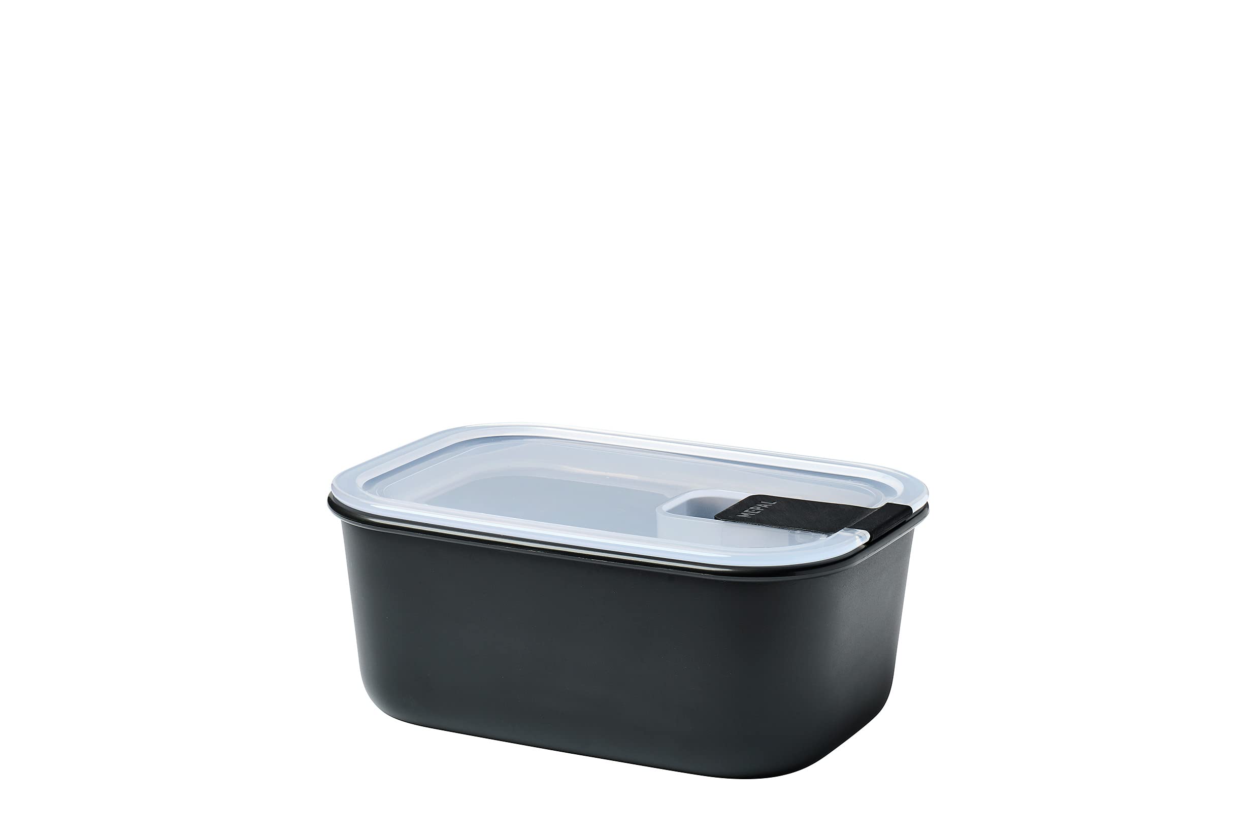 Mepal – Food container EasyClip – Food containers with lids - Clip closure - Suitable for the microwave, steam oven, refrigerator & freezer - Airtight & leakproof - 700 ml - Nordic black