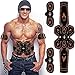 Z&HA Trainer Muskelstimulator, Bewegliche Bauchmuskeln Toning Gürtel Home Fitness EMS-Trainingsgeräte Für Abdomen/Arm/Bein Training (USB-Aufladung)