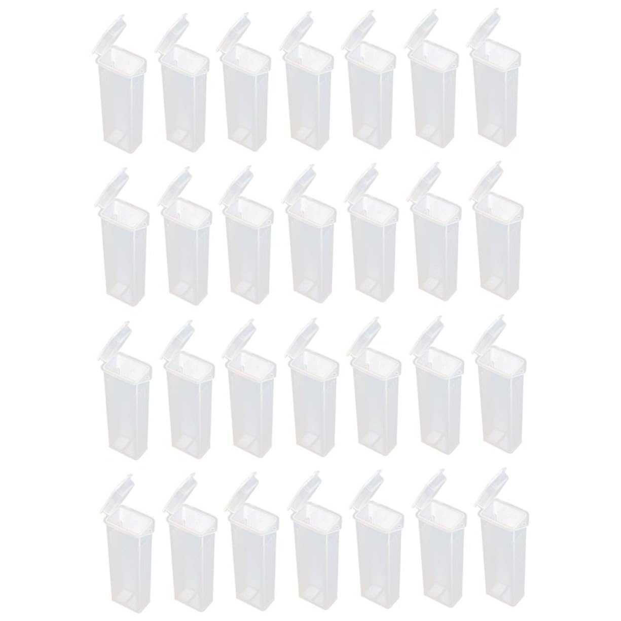 50pcs Slide Box Microscope Stage Slide Polyethylene Slide Holder Slide Holder for Staining Glassine Slides Glass Slide Cases Pathological Slide Storage Laboratory Tool Pp. White CIYODO