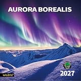 2026-2027 Wall Calendar,Calendar 2026, November 2026 - December 2027, Wall Calendar Aurora, 12" x 24" Opened, Thick Paper, Large Writing Blocks, Hanging Monthly Calendar for Home, Office & School Planning