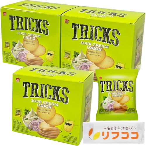 トリックス TRICKS ポテトチップス サワークリームオニオン味 1箱180g×3個セット