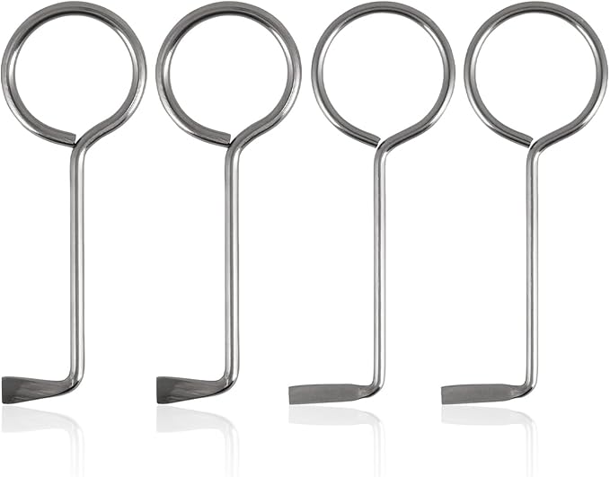 4 Pieces Lock Pick Tools, Stainless Steel Lock Opening Key, Pick Set, Small Lock Opener, Practical Door Opener Tool