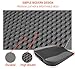 Lofty Aim Car Seat Cushion, Comfort Memory Foam Car Cushions for Driving - Sciatica & Lower Back Pain Relief, Driver Seat Pillow for Auto, Office Chair, Wheelchair - 4D Mesh Black