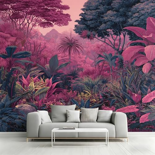 Papier peint panoramique jungle tropicale 450x315 cm fresque murale ssh-2 - 3