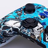 YoRHa Printing Rubber Silicone Cover Skin Case for Xbox One S/X Controller x 1(Witch) with Thumb Grips x 10 - Image 3