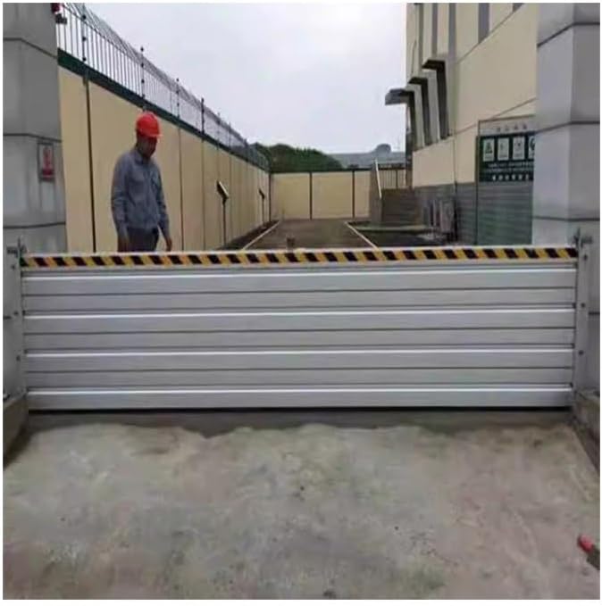 Flooding Control Baffle, Outdoor Flood Control Barrier Shield, Aluminum Flood Stopper Guard Panel Shield, Detaable Unit Water Stopper Panel for Basement(Size:65x20cm)