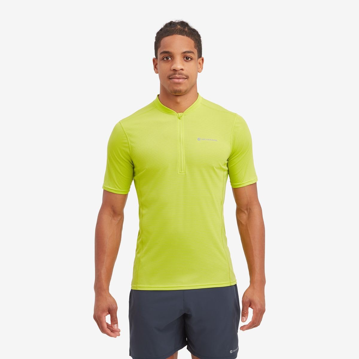 MONTANE Camiseta Marca Modelo Dart Nano Zip T-Shirt Citrus Spring XXL