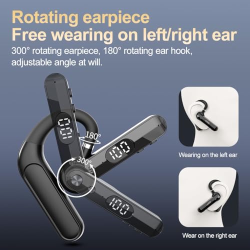 Auricular Bluetooth Open Ear con Cancelación de Ruido miniatura 2