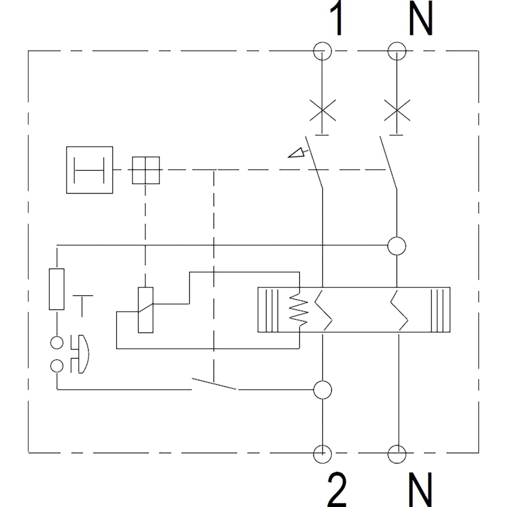 Siemens 5SV13166KK16 FI/LS compact RCBO 1P N 6kA type A