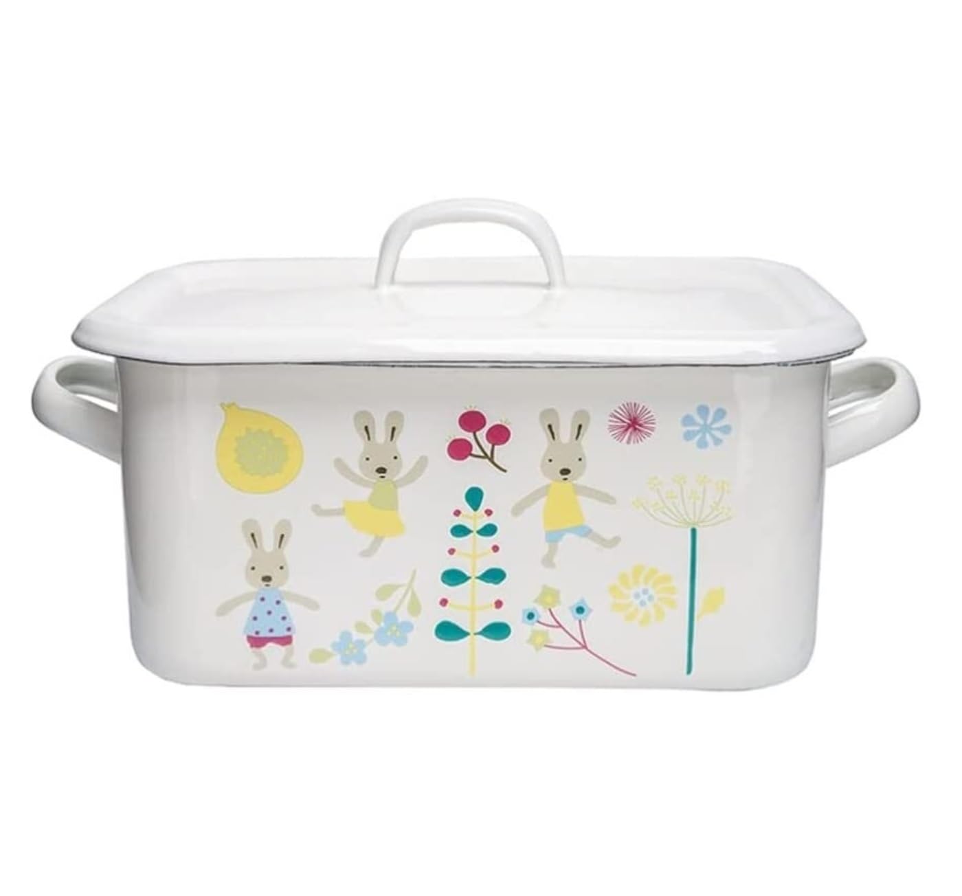 Caja para Pan Tostado Panera Esmaltada para Encimera, Ahorro De Espacio, Panera, Contenedor De Almacenamiento De Pan Moderno para Decoración Caja de Almacenamiento(C)