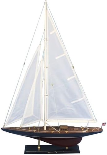 Hampton Nautical Modelo de madera Velero Yate Endeavour, 35"
