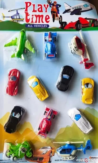 EROLIFIN Mini Plastic Vehicles Car|Bus|Helicopter|Airoplane Cars Model 12 pcs Toys for Kids Children (Multi Color) (B0CS6XHZRB) Amazon Price History, Amazon Price Tracker