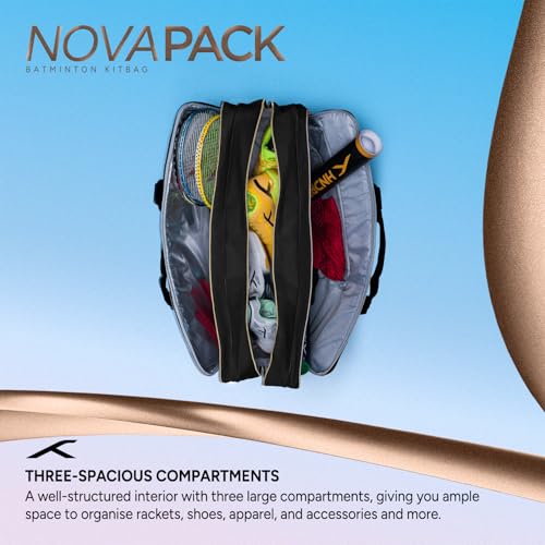 Image of Hundred Nova Pack Kit Bag with Scratch-Resistant Outer | 3 Compartments | Quick-Access Pocket | Smart Organization | Structured Carry | Ideal for Sports, Travel & Daily Use | Men & Women