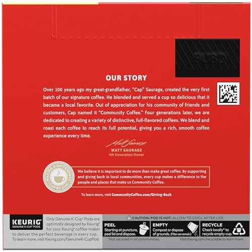 Image of Community Coffee Cafe Special Medium-Dark Roast Single-Serve Keurig K-Cup Pods 48 Count (Pack of 1)