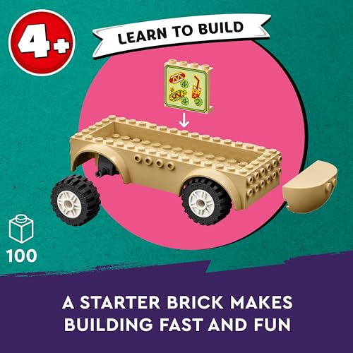 LEGO Friends Hot Dog Food Truck Toy for 4 Plus Year Old Girls, Boys & Kids, Vehicle Set with Mini-Doll Characters, Cat Figure and Kitchen Accessories, Pretend Restaurant Play, Birthday Gift 42633 LEGO Friends Hot Dog Food Truck Toy for 4 Plus Year Old Girls, Boys & Kids, Vehicle Set with Mini-Doll Characters, Cat Figure and Kitchen Accessories, Pretend Restaurant Play, Birthday Gift 42633