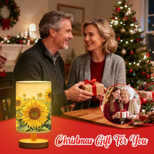 WSYEAR Sunflowers Flower Lamp, Birthday Gifts for Women Small Night Light,Mothers Day Valentines Day Ideal for Bedroom Decor Sunflower Gifts for Mom Grandma Teacher by WSYEAR - Used condition - Image 7