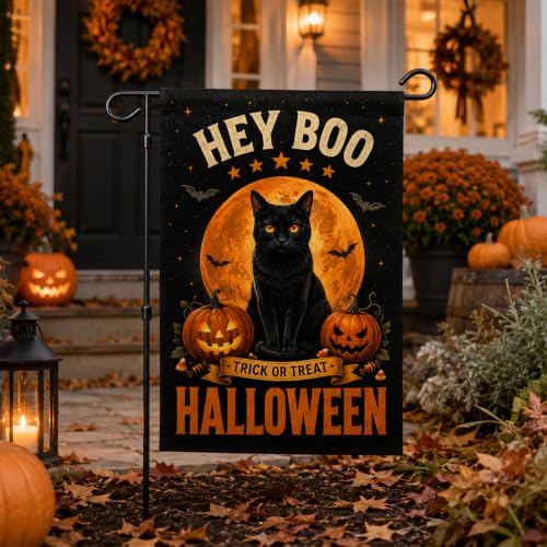 Halloween Garden Flag 12x18 Inch, Double Sided for Outside - image 2