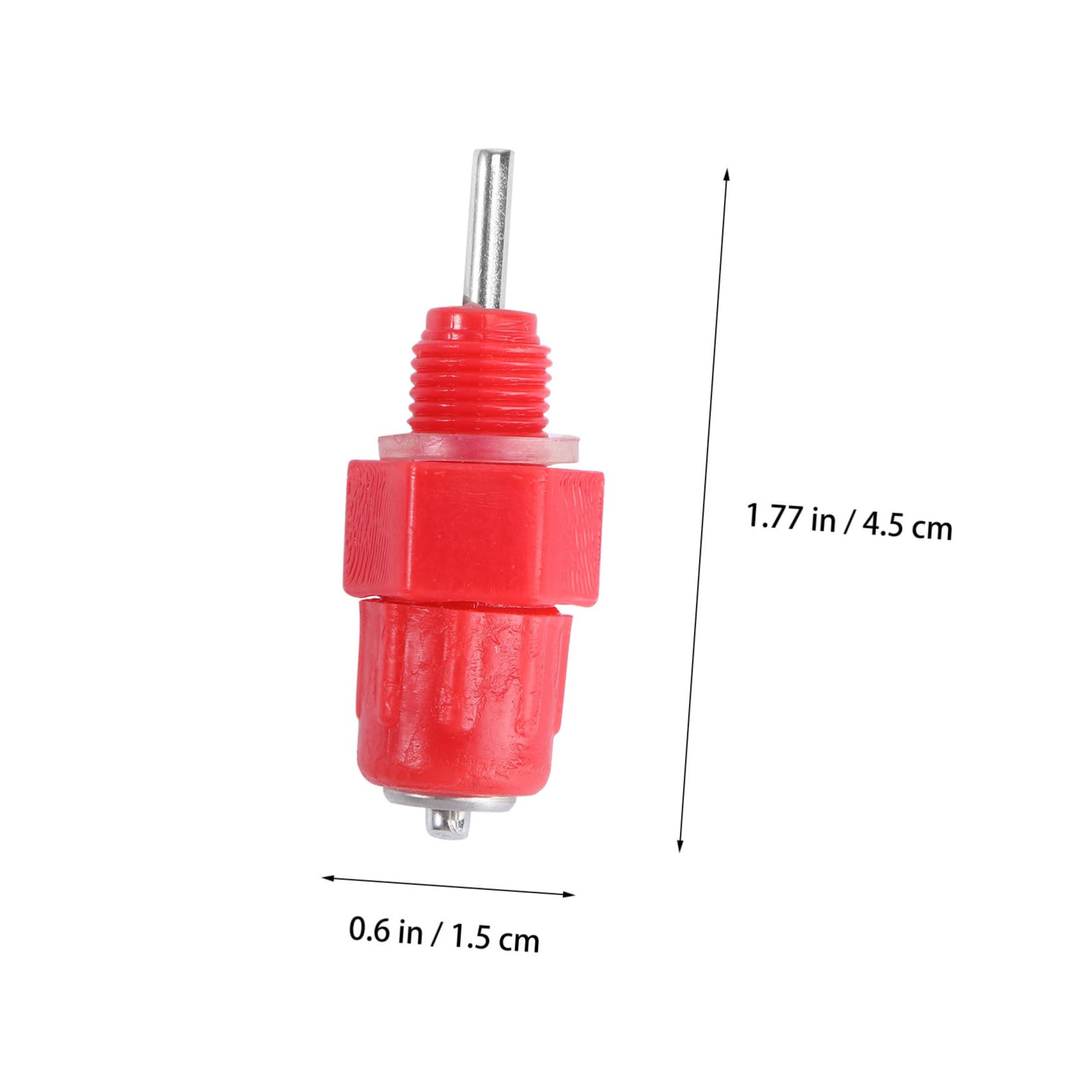 Wakauto 25Pcs Chicken Water Feeder Automatic Drinker for Poultry Screw Style Nipples for Ducks Geese and Game Birds Convenient Watering System for Farm and Coop