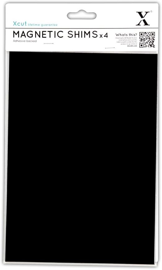 Xcut 4Piece A5 Adhesive Backed Shim, Black Amazon.co.uk