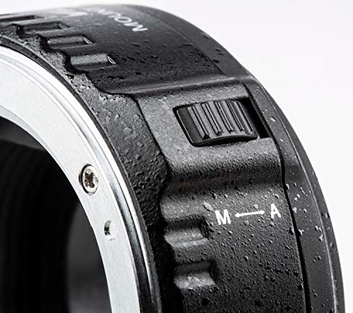Lens Adapter NF-M1 Auto-Focus Lens Converter Compatible with Nikon F Mount Lens to MFT Camera GH4 GH5 GH5S GF1 GF5 GX1 GX7 GX9 G9 E-M1I E-M5 E-M10 E-M10III E-PL5 Pen-F BMPCC 4K - Thumbnail 7