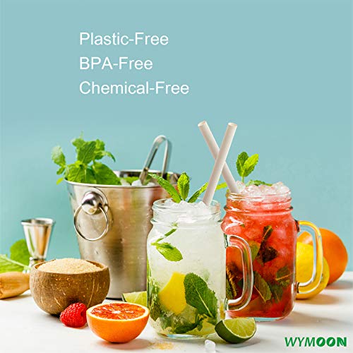 Pitillos biodegradables de bambú, 300 unidades, jumbo 9'' miniatura 2
