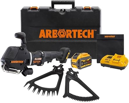 ARBORTECH ALLSAW BA200X Cordless Tool 60V powered by DeWalt Landscaping Kit - Turf and Wood Blades | ALL.FG.200KITWT.20