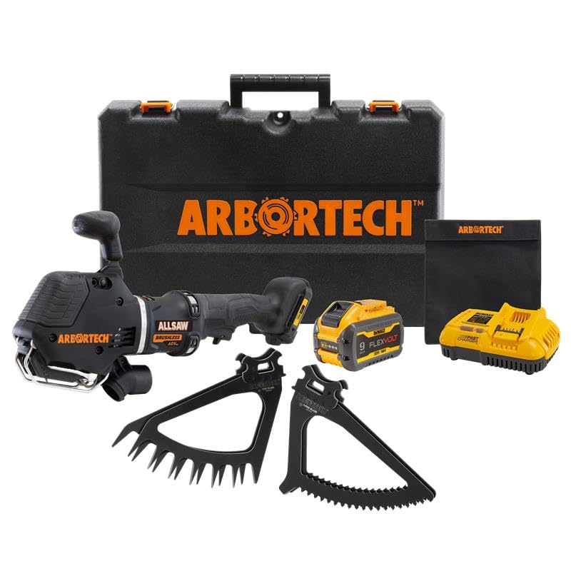 ARBORTECH ALLSAW BA200X Cordless Tool 60V powered by DeWalt Landscaping Kit - Turf and Wood Blades | ALL.FG.200KITWT.20