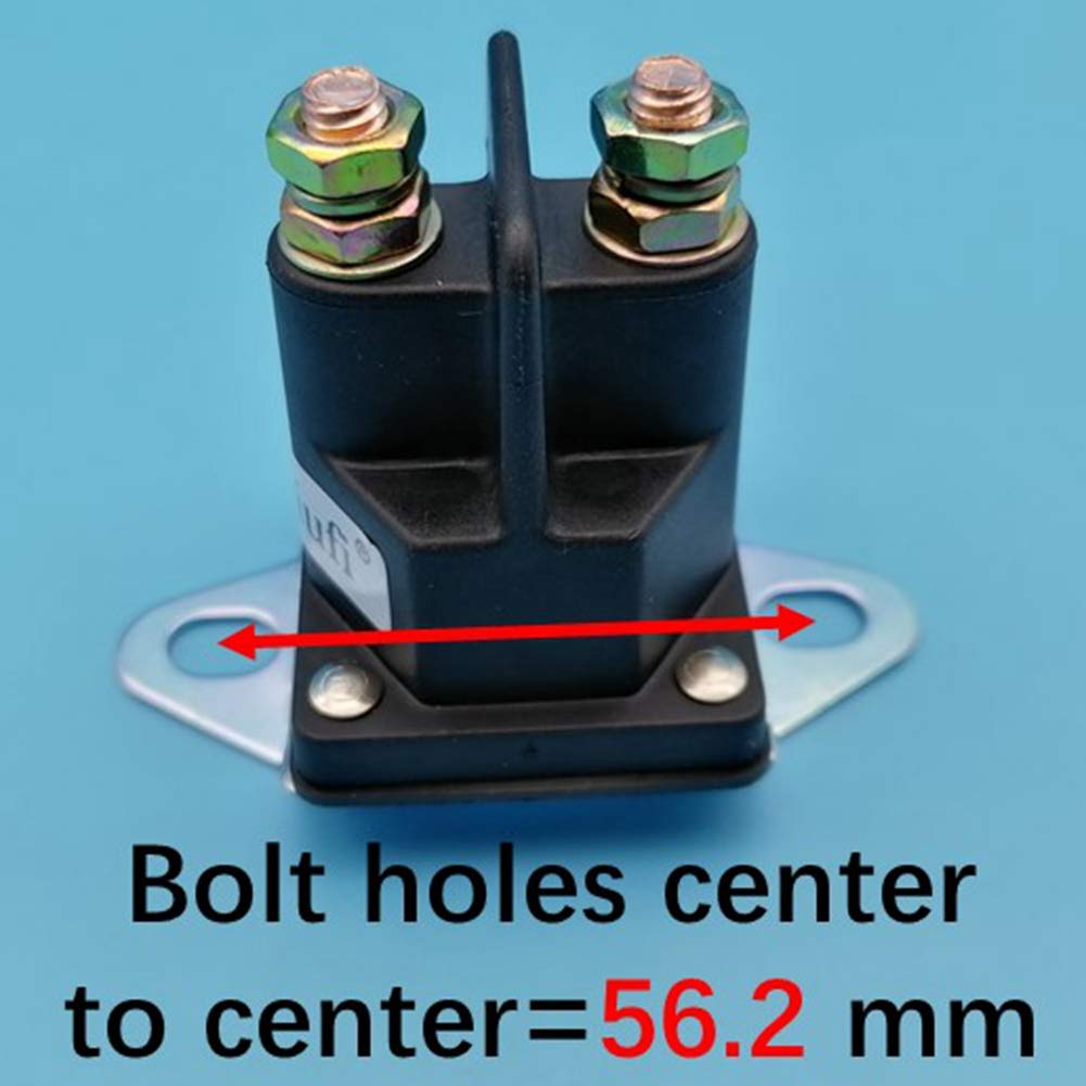Starter Solenoid Relay 12V 4 Terminals Copper Contact Compatible with Husqvarna 812-1201-211 812-1221-211 862-1241-211-12 862-1221-211-20 93265-19 93265-1WR 192507 532192507 M008842-00 Z401
