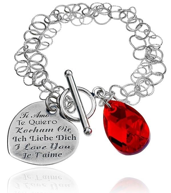 Bracelet original Crystals en argent 925 pour un cadeau unique