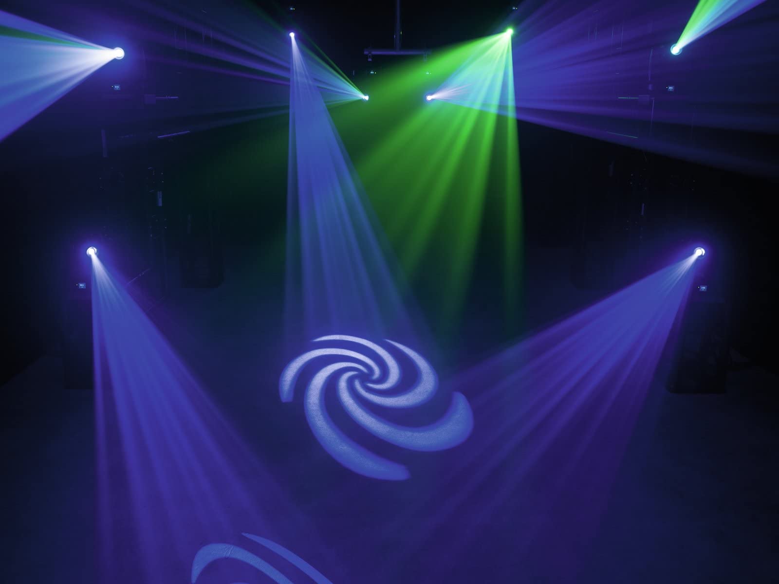 EUROLITE LED TMH-S90 Moving-Head Spot | LED-Moving-Head Spot mit Farbrad, statischem und rotierendem Goborad, Prisma und Fokus