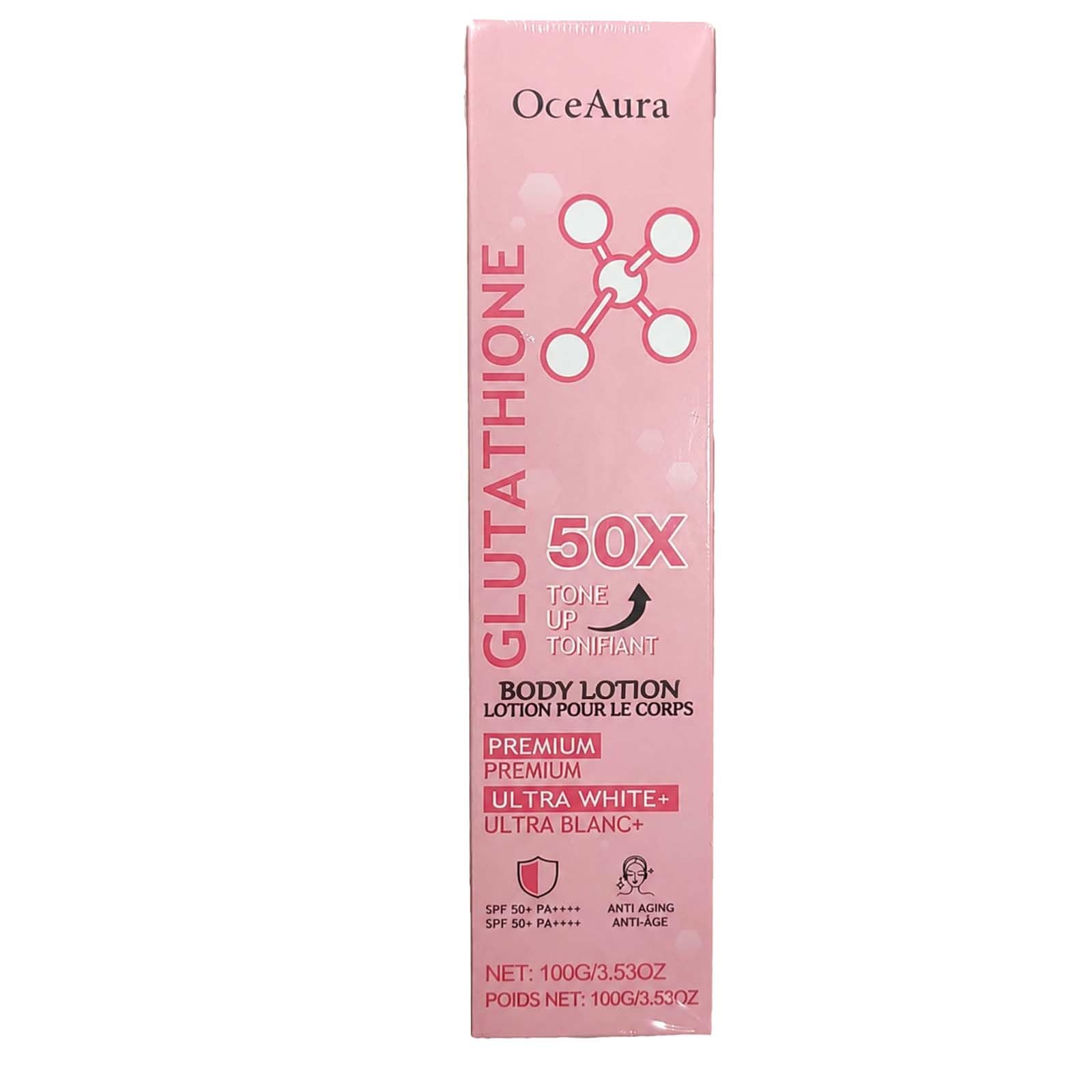oceaura glutathione body lotion 50x Tone Up Lotion, Glutathione 50x Tone Up Body Cream Premium Ultra White, Moisturizing and Soft Skin All (1PC) Beauty & Personal Care Brands_NOW Supplements Offer:Cream+Facewash Medicube Age-r Glutathione Glow