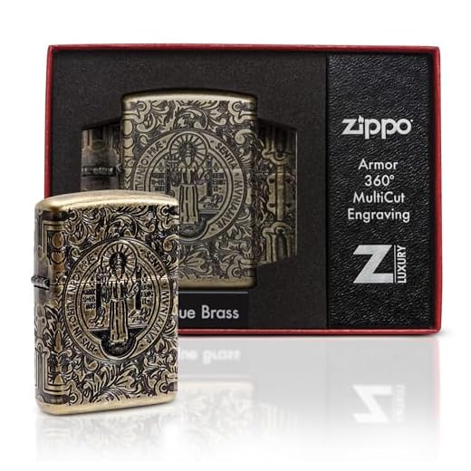 Zippo St Benedict Design Pocket Lighter