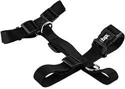 Basic Pet Coleira Peitoral Para Cachorro Cães Modelo H Tradicional Tamanho Porte Grande Médio Pequeno (Preto, G)