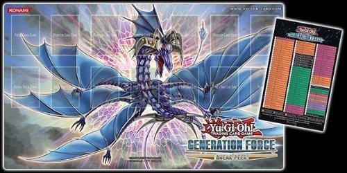 YU-GI-OH LEVIATHAN DRAGON GENERATION FORCE SNEAK PEEK BRAND NEW MAT (PLAYMAT) ! : Toys & Games