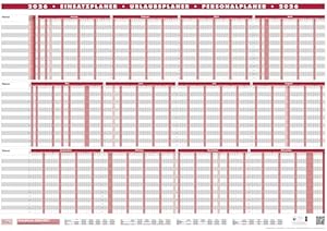Die Kalenderversender Einsatzplaner Urlaubsplaner 2026