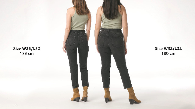 Jean Femme Only - Coupe Droite Taille Haute - Noir élastique - 99% Coton - Taille 32