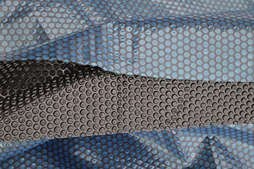 SPIRATO Solarnoppenfolie Blau/Schwarz Solarplane Pool Abdeckung 10 x 4m Rechteck