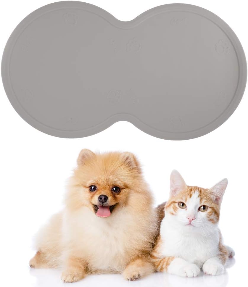 cute dog bowl mats