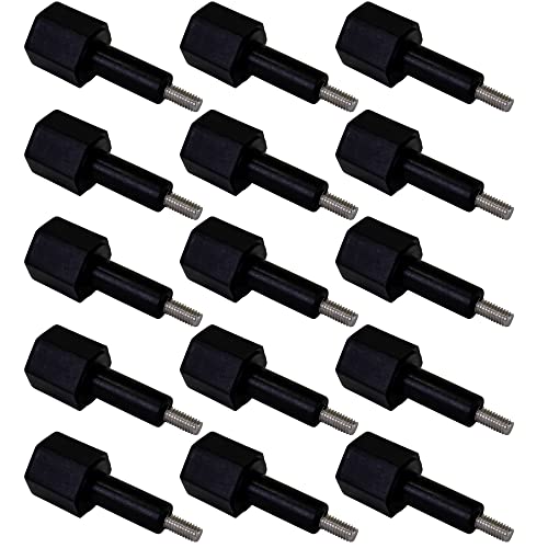 Hoshizaki 434168G-01 tornillo de pulgar negro de IMM piezas de repuesto para máquina de hielo comercial