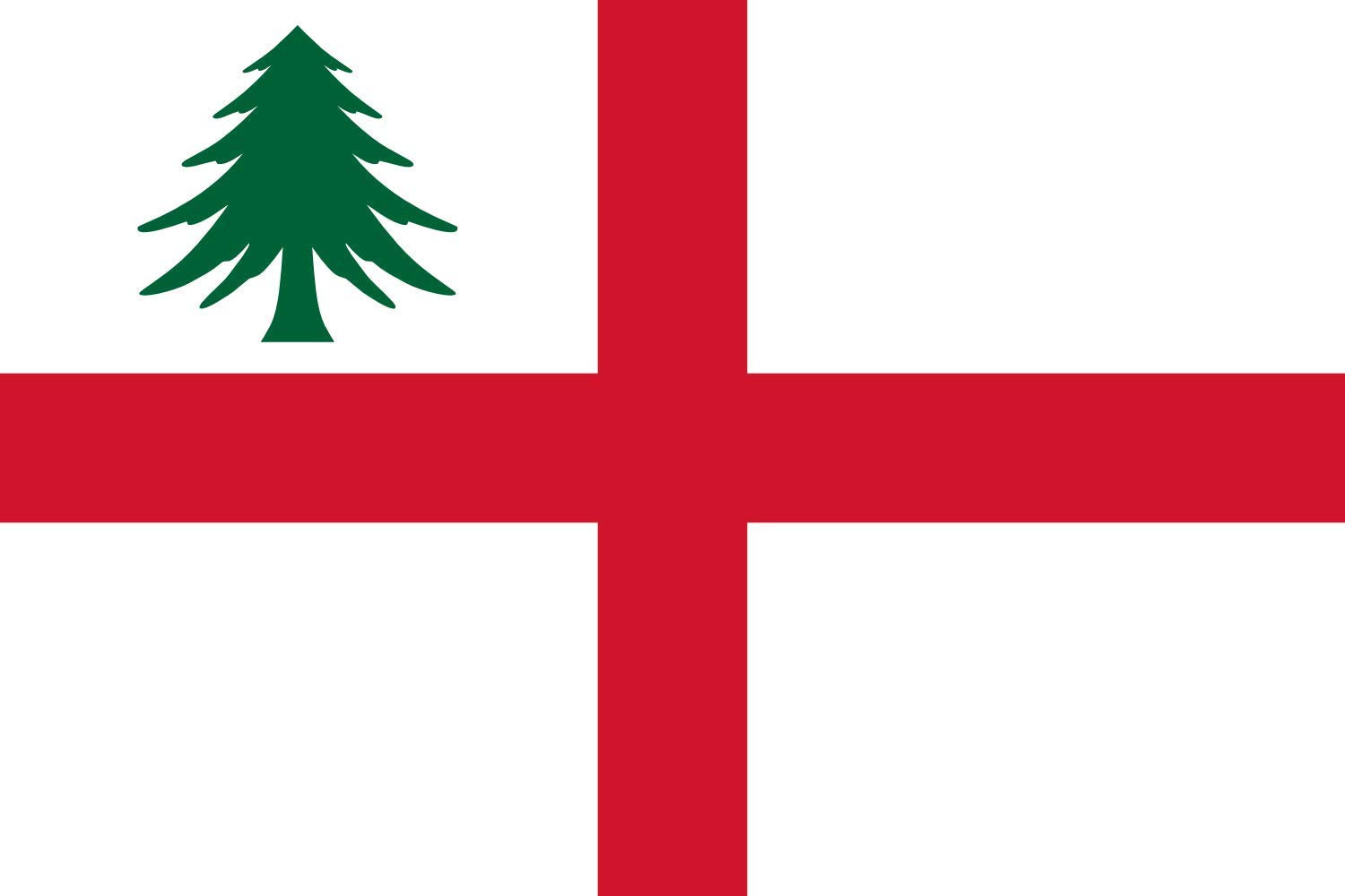 Drapeau New England Jack pavillon grand format vectorisé pour mât extérieur et décoration