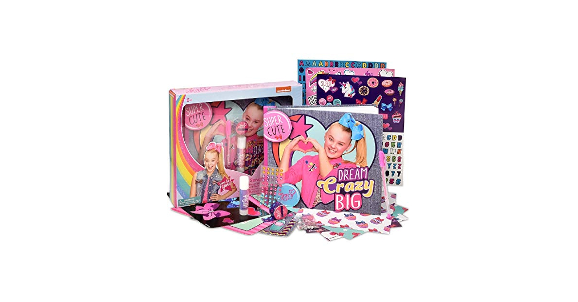 最終出品お値下げ！DIY JOJOサプライズBOX！おまけ多数付き！ Amazon.com: Jojo Siwa Scrapbook Set in Box : Toys & Games