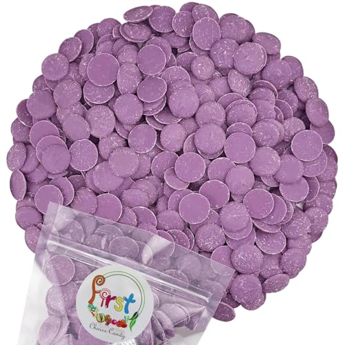 Chocolate Coating Wafers, Melting Chocolate for Baking, Multi Flavors, Assorted Colors (1 Pound, Purple Chocolate)