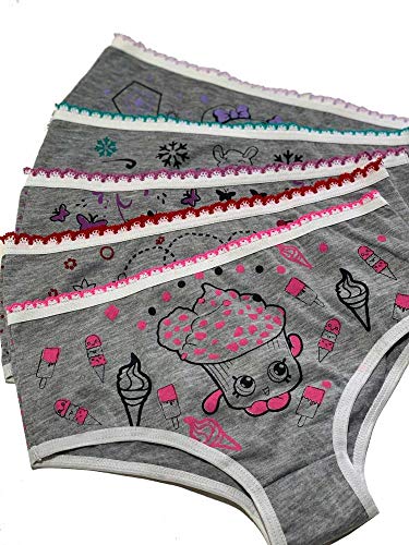 Kit 5 Calcinha Infantil Fio Penteado Macio - K5-infct005-g