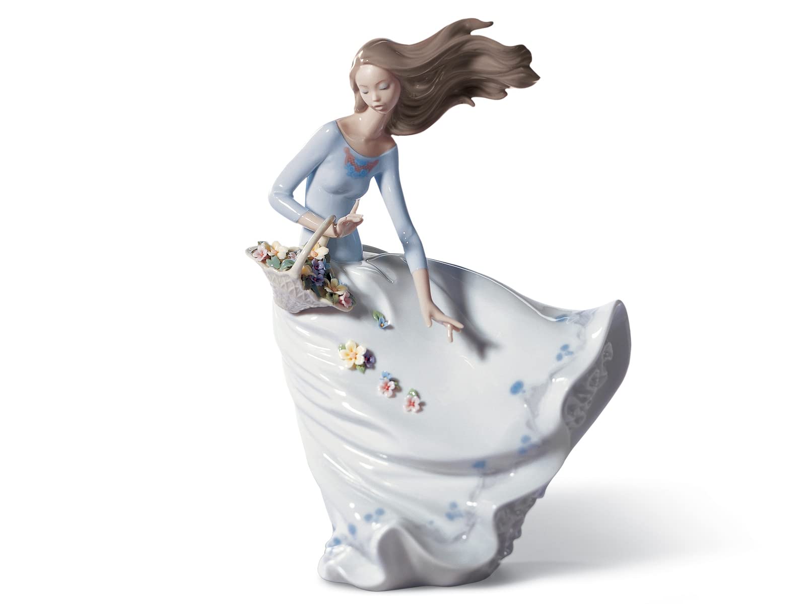 Lladro USA Lladr? Petals On The Wind Figurine