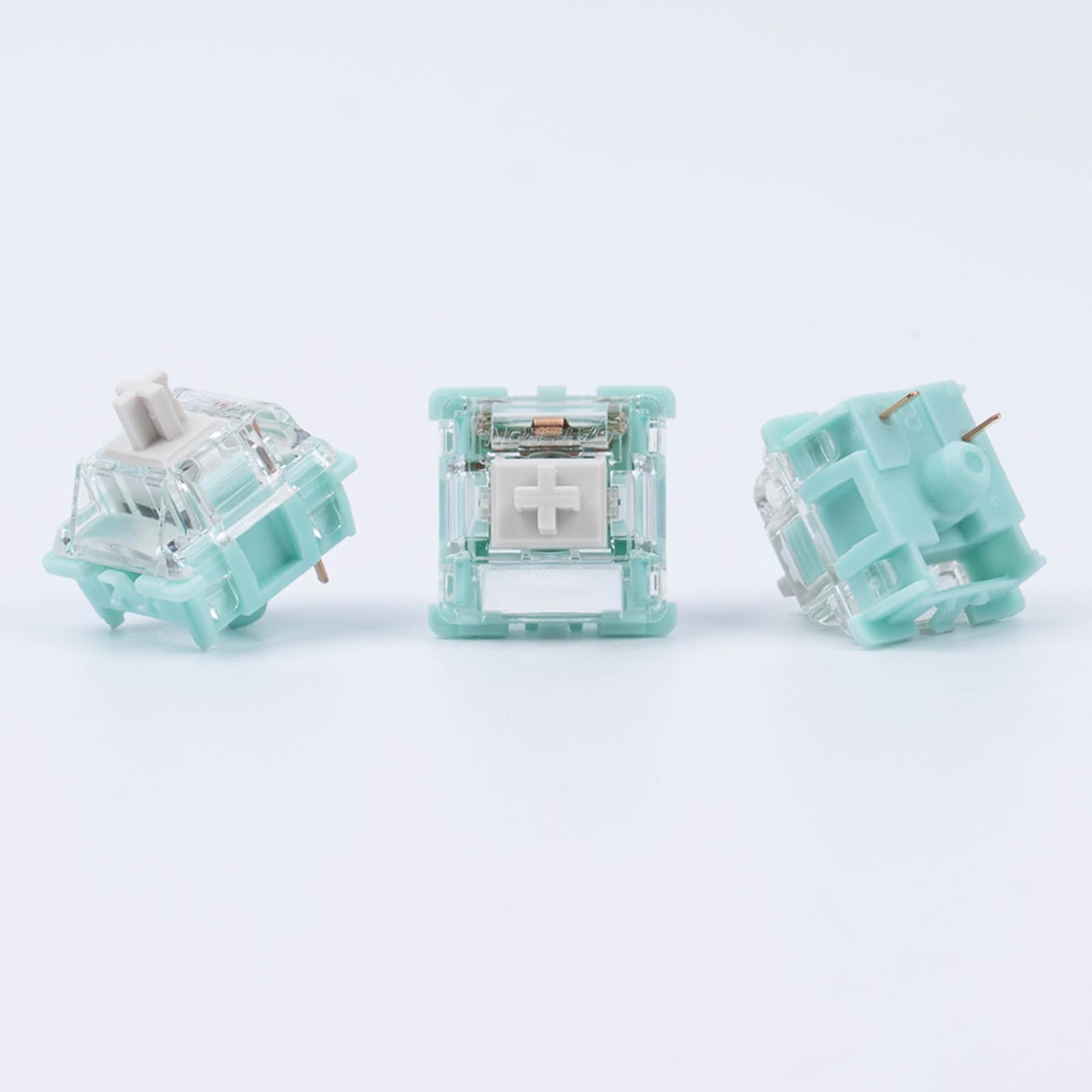 DRAOZA Kutethy X GATERON JAED Series 3.0 Lot de 108 commutateurs linéaires RVB pré-lubrifiés pour clavier mécanique de jeu MX Blanc 38 gf