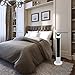 Genesis Powerful 43 Inch Oscillating Tower Fan with Max Air Quiet Technology and Remote, White (G5TOWERFAN)