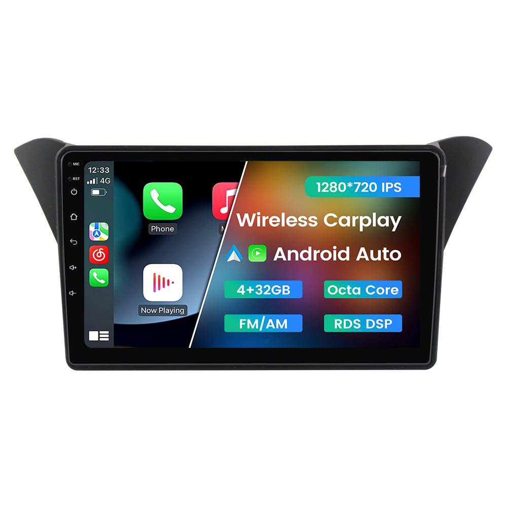 Android 13 Car Radio Stereo for Hyundai Genesis/Rohens Coupe 2013-2016, Biorunn 9 Inch Octa Core GPS Navi Wireless Wired Car-Play Android Auto Head Unit IPS FM AM RDS DSP, 4GB RAM 32GB ROM