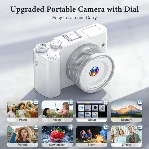 Zostuic DC218 4K Digital Camera, 64Mp Front And Rear Camera thumb #6