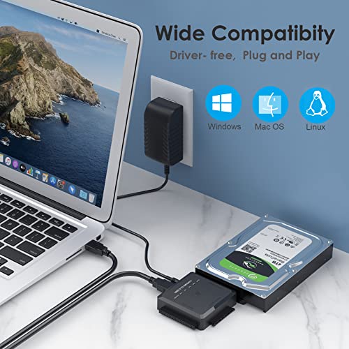 Adaptador SATA/IDE a USB 3.0 con cable USB a SATA miniatura 4