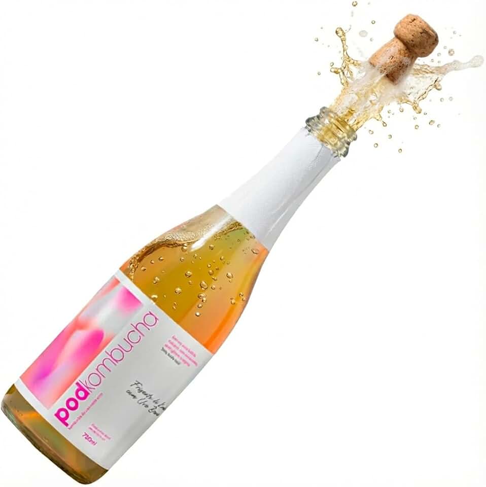 Pod Kombucha 750ml Uva Branca